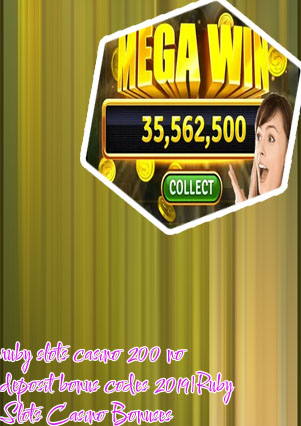 Ruby slots no deposit bonus codes july